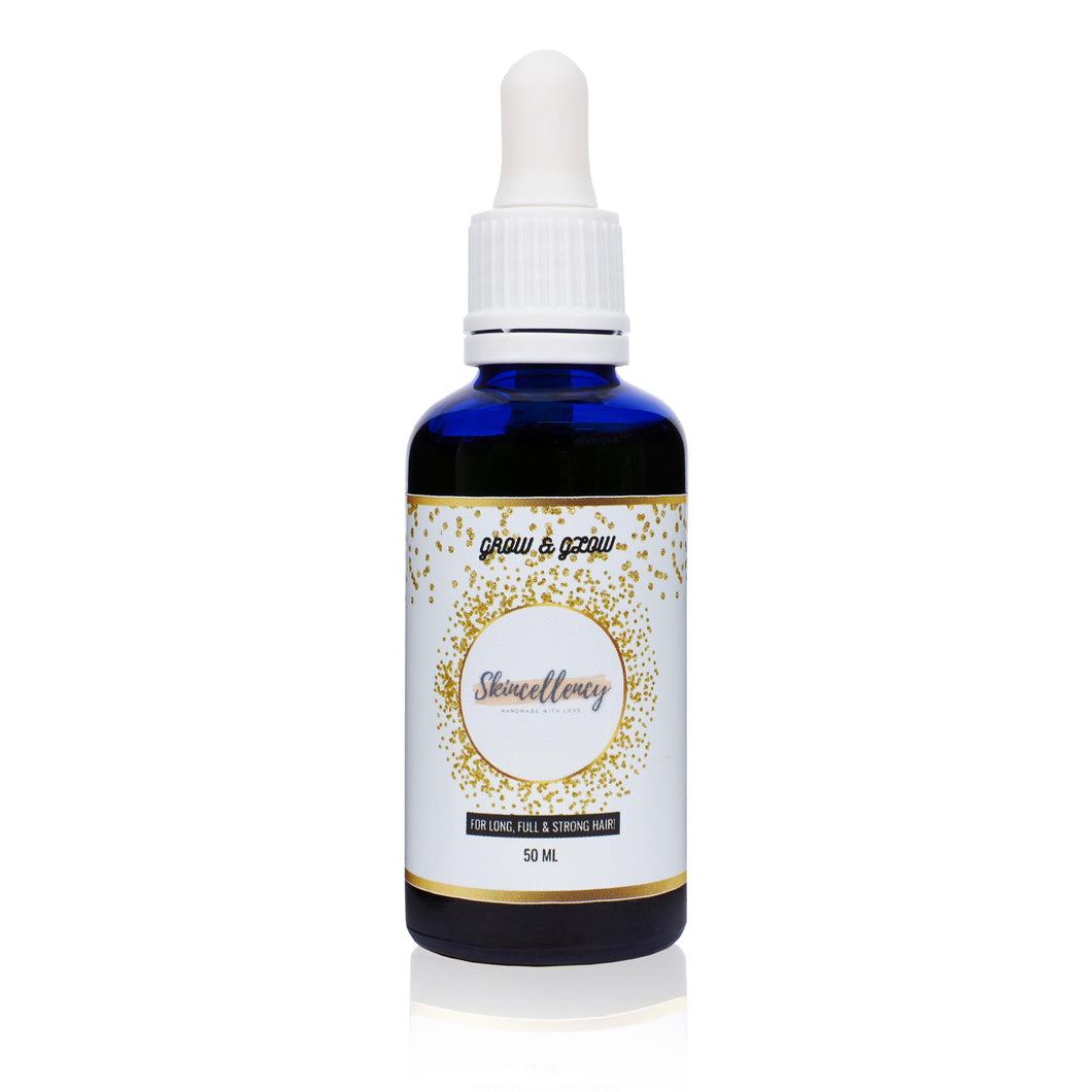 Grow & Glow Hair Oil - 50 ML - Skincellency